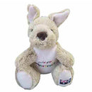Peluche kangourou 20 cm avec broderie