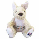Peluche kangourou 20 cm avec broderie