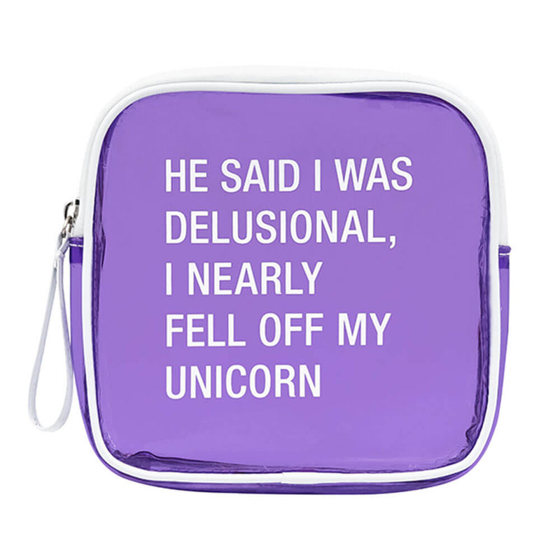 Say What Kosmetiktasche aus Vinyl