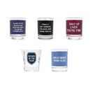 Say What Rocks Glass