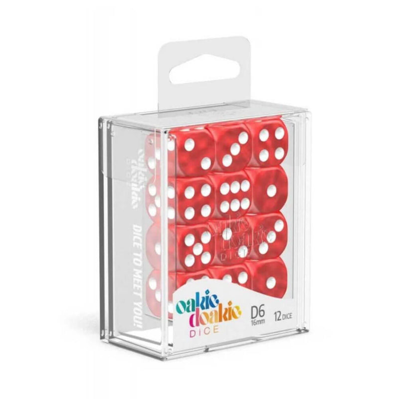 Oakie Doakie D6 16mm Marmorwürfel 12St