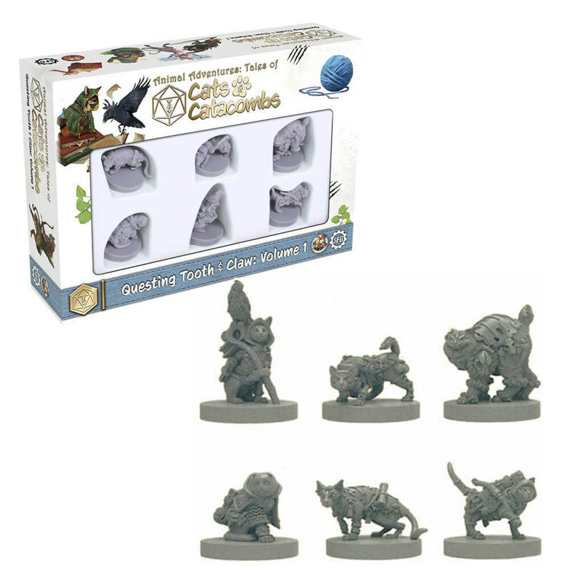 Cats and Catacombs Questing Minis Dents et Griffe