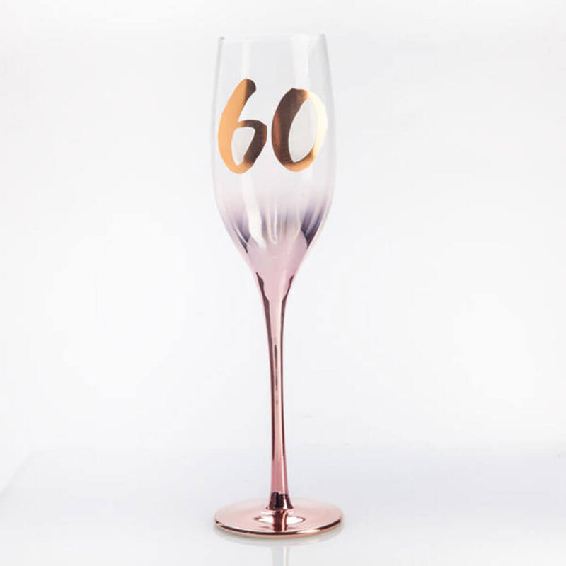 Birthday Blush Champagne Glass