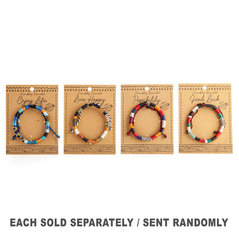 Thread Wrapped Friendship Bracelet