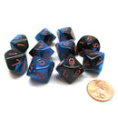 Chessex D10 Jeu de 10 matrices polyédriques Gemini