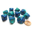 Chessex D10 Jeu de 10 matrices polyédriques Gemini