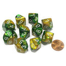 Chessex D10 Jeu de 10 matrices polyédriques Gemini