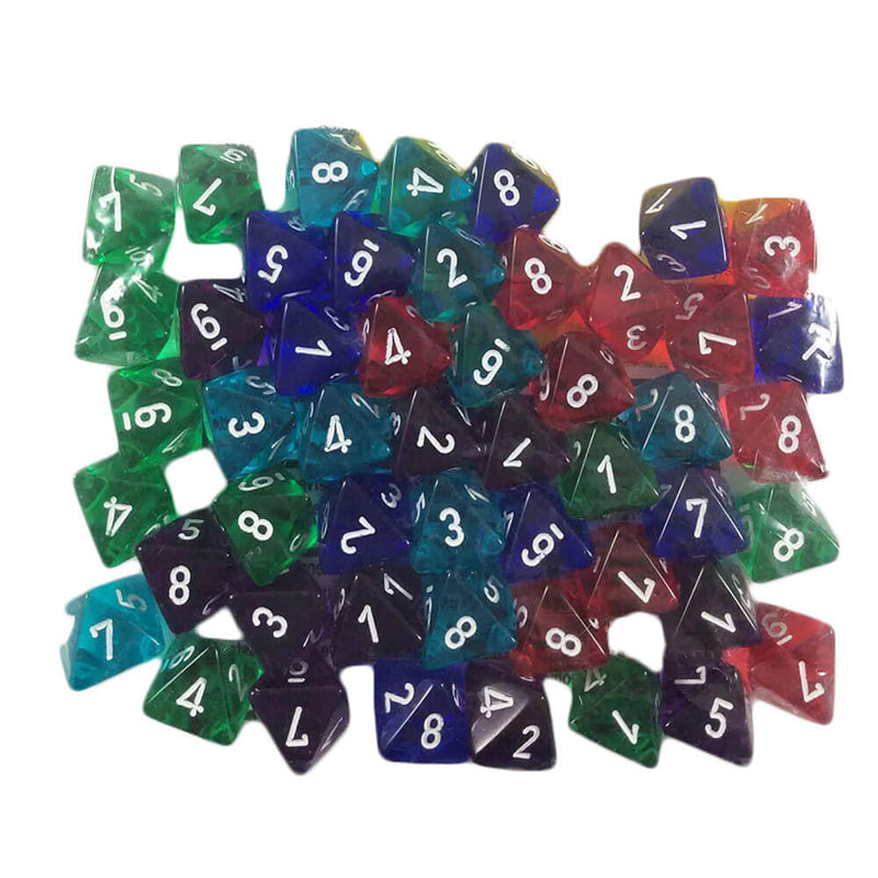 Chessex Big Bag mit durchsichtigen Würfeln