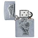 Zippo Dead Mans Hand Emblem Lighter