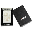 Zippo King Queen Design Lighter