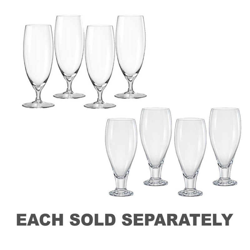 Bohemia Bar Beer Glass 380mL (Set of 4)