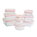 Glasslock oven veilig gehard glazen mengselset