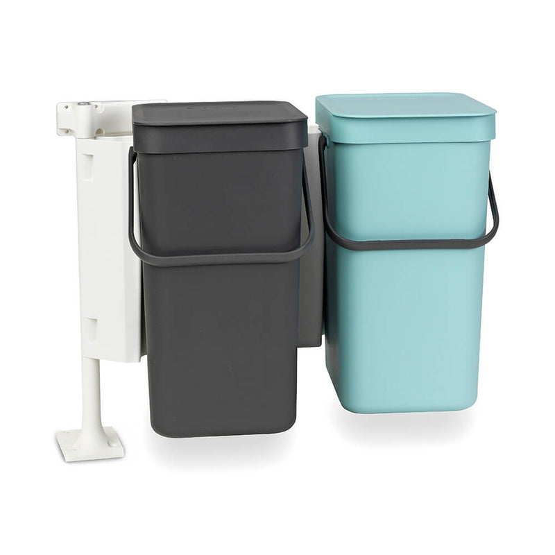 Brabantia ingebouwd in bin sort & go (mint/grijs)