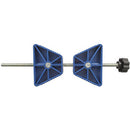 Contracting Dual Axle Wheel Stop Chock