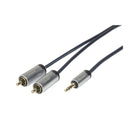 Concord 3.5mm Stereo Plug to 2 RCA Plugs