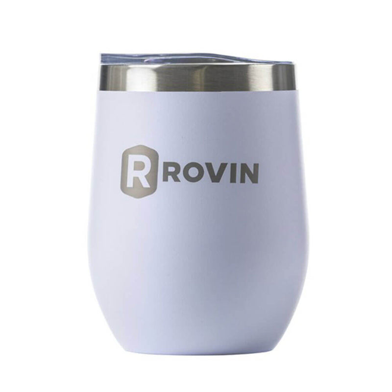 Gobelet Rovin en acier inoxydable avec couvercle (350 ml)