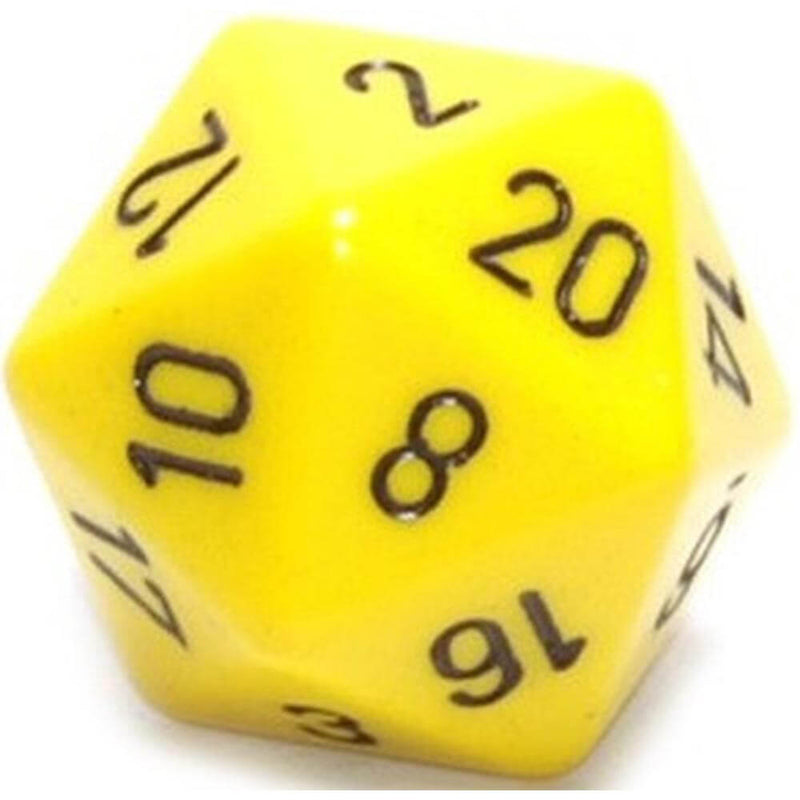 D20 Dés Opaque (34mm)