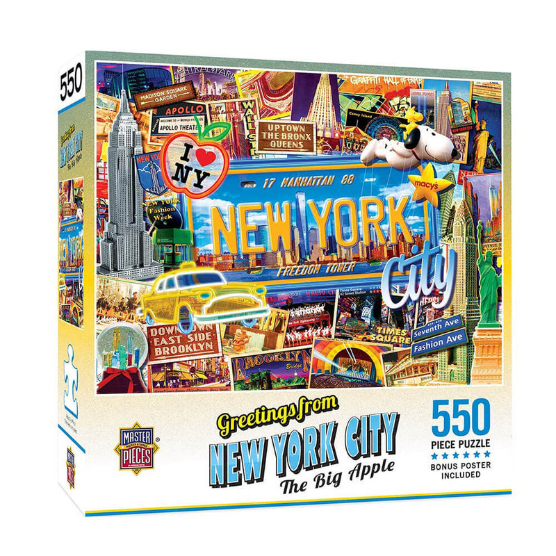 Masterpieces puzzel (550 stuks)