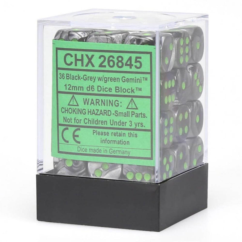 D6 Dice Gemini 12mm (36 Dice)