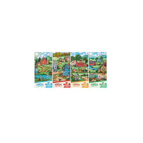 MasterPieces 4-Pack 500pc Puzzle