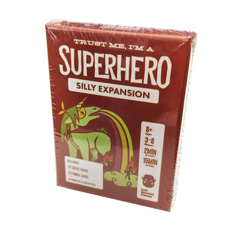 Vertrauen Sie mir, ich bin eine Superhelden-Kartenspiel-Erweiterung