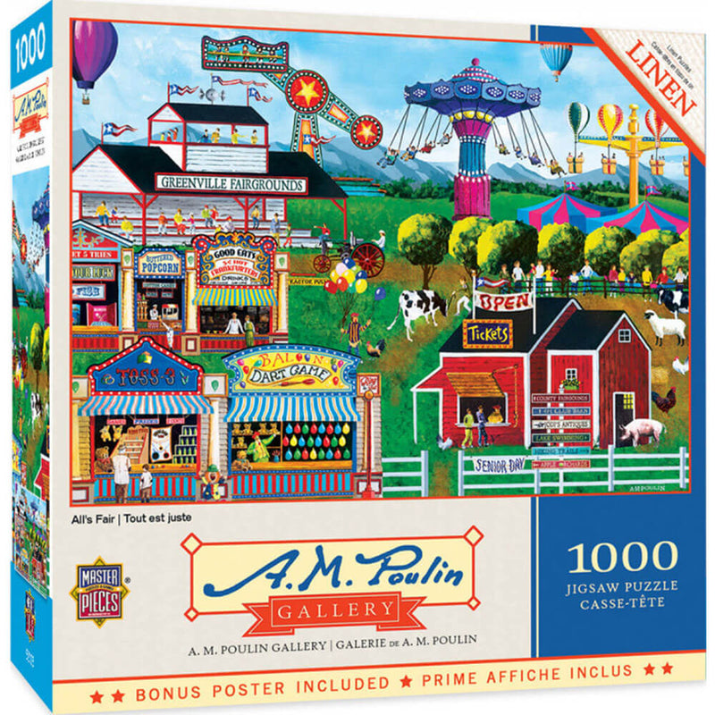 MasterPieces AM Poulin 1000 Teile Puzzle
