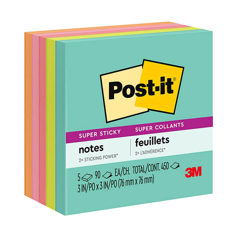 Post-it Super Haftnotizen 76 x 76 mm (5 Stück)