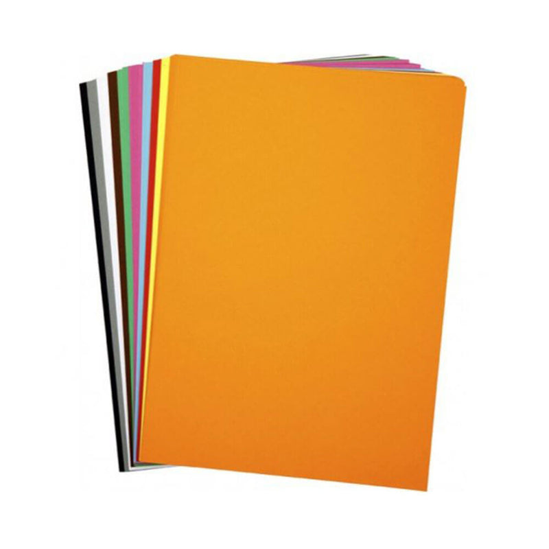 Papier couverture arc-en-ciel 125g assorti (250pk)