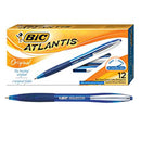 Bic Atlantis Einziehbarer Kugelschreiber Mittlere Spitze (12 Stück)