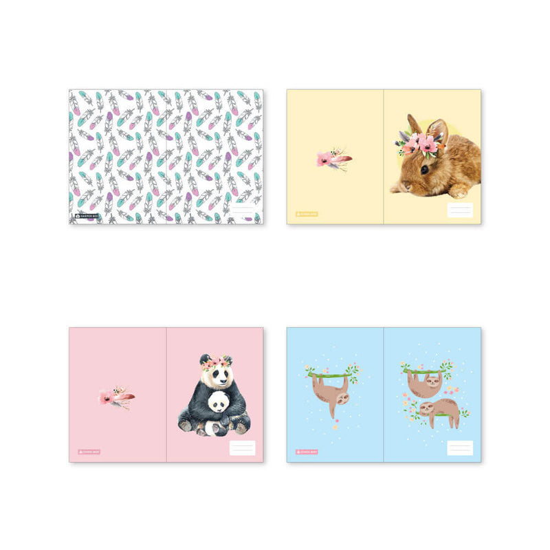 School Buzz Scrapbook-Einbände mit gemischten Designs, A4, 24 Stück