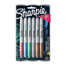 Sharpie Metallic Permanent Fine Marker Assorted (6pk)