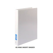 Bantex 4 D-Ring-Einsteckordner weiß 38 mm A3