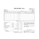 Feuille de temps de l'hôtel Zions