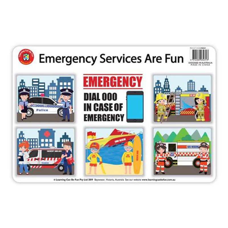 Leren kan leuke placemat zijn