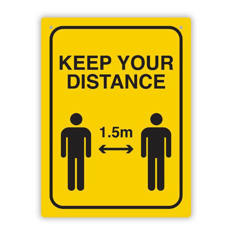 Durus Social Distancing Wandschild 225x300mm