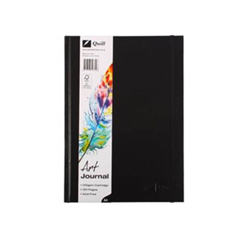 Quill Hard Cover Elastic Closure Art Journal 60 Blätter