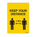 Durus selbstklebender Aufkleber 105 x 148 mm (2 Stück)