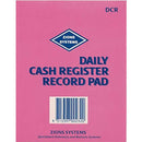 Zions Daily Cash Register Record Pad