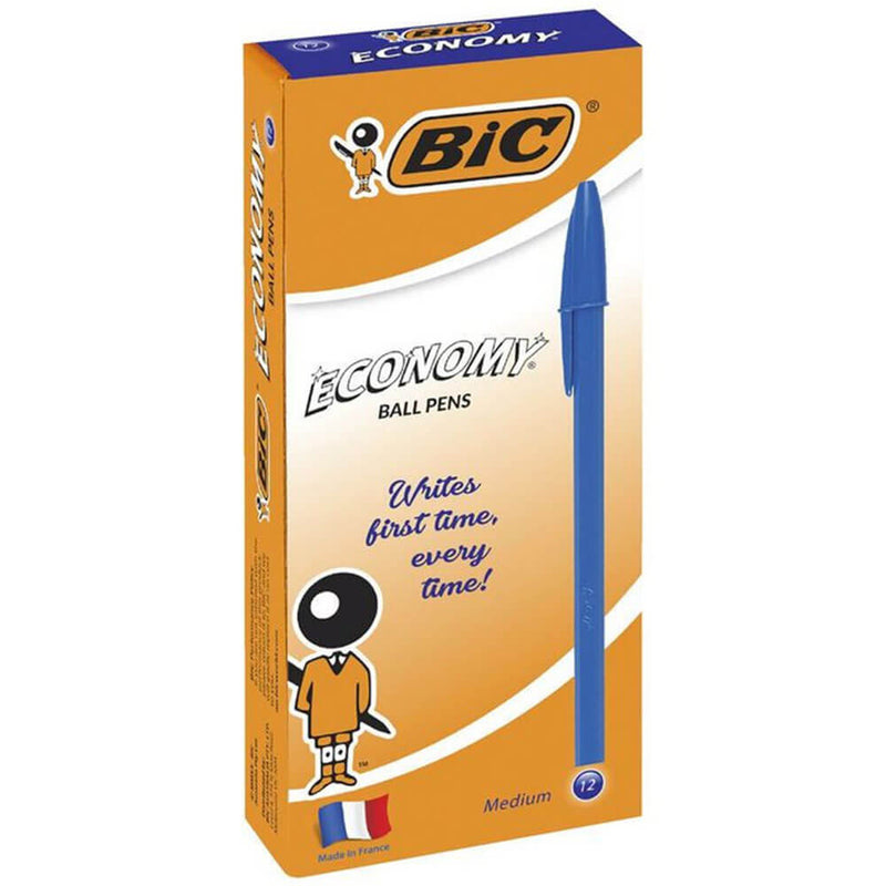 Stylo à bille BiC Economy moyen (12/boîte)