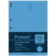 Protext geregeerd bindmiddelboek met PP -cover