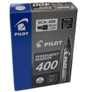 Pilot 4.0mm Chisel Tip Permanent Broad Marker 12pcs (Black)